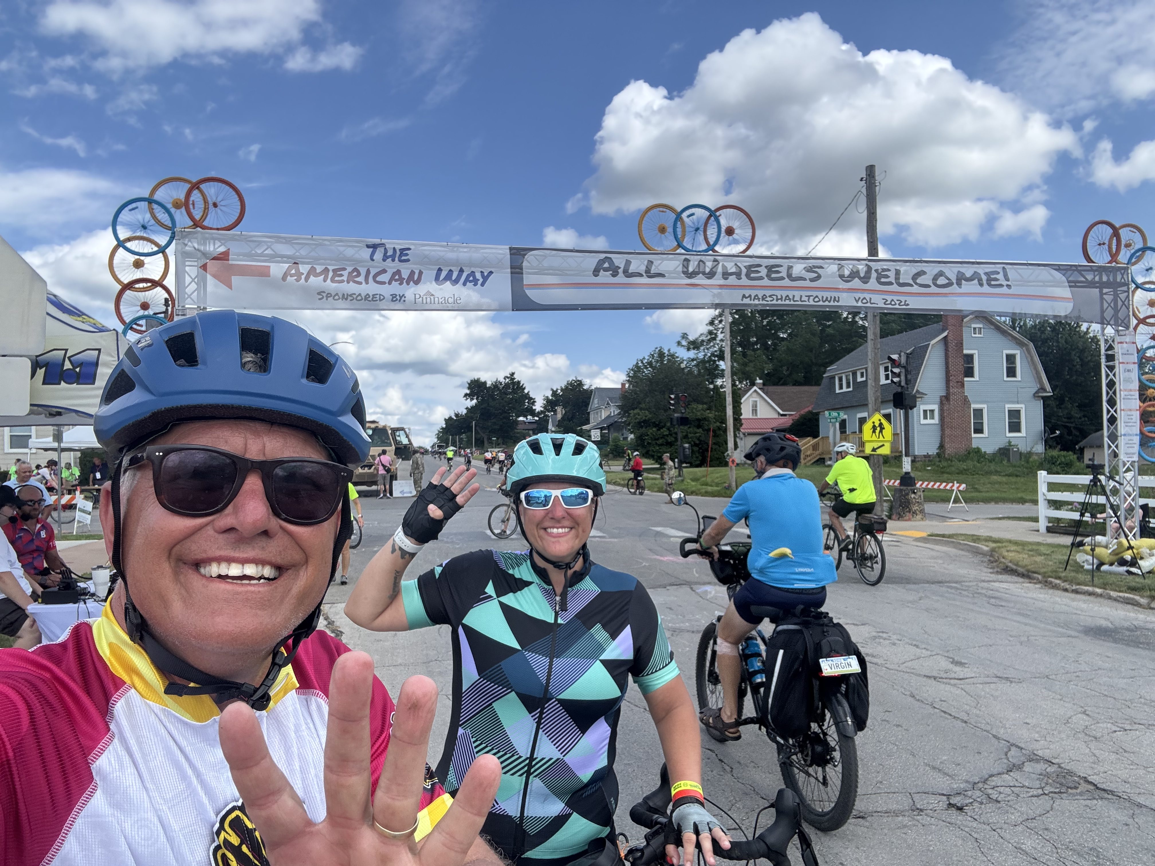 Day 4 Boone to Marshalltown – Nice day for biking and enjoying the ride